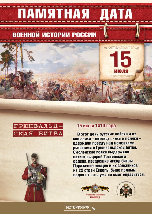 Памятные даты 15 июля 2025