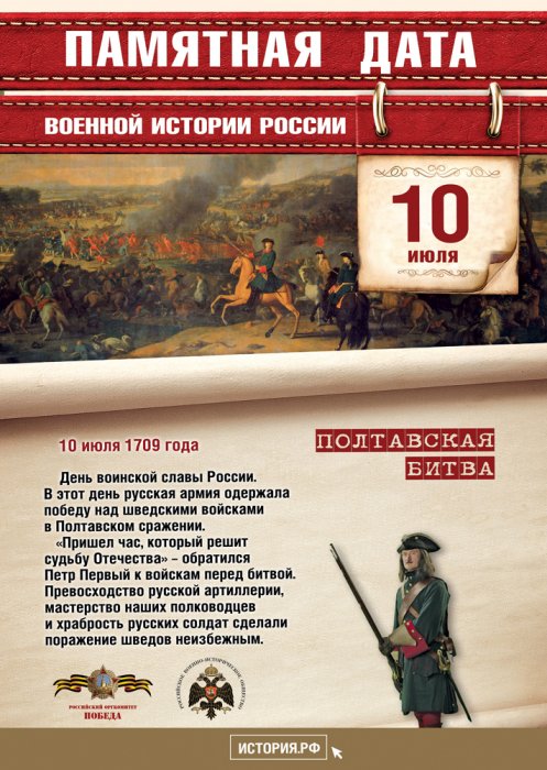 Памятные даты 10 июля 2025