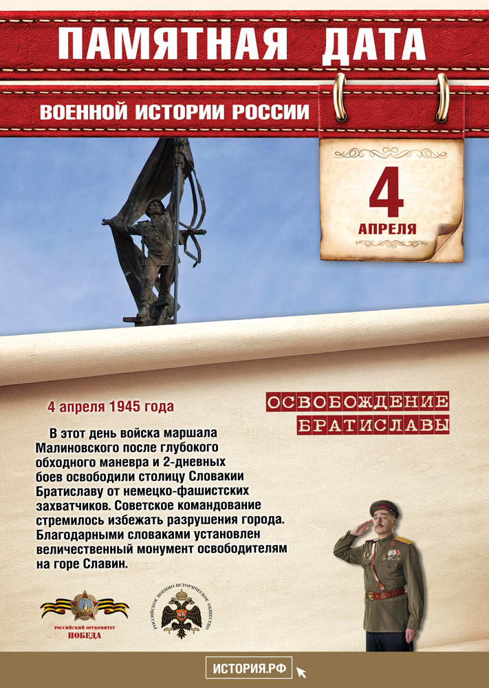 Памятные даты 04 апреля Памятные даты 04 апреля