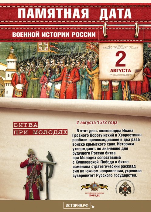 Памятные даты 2 августа 2025