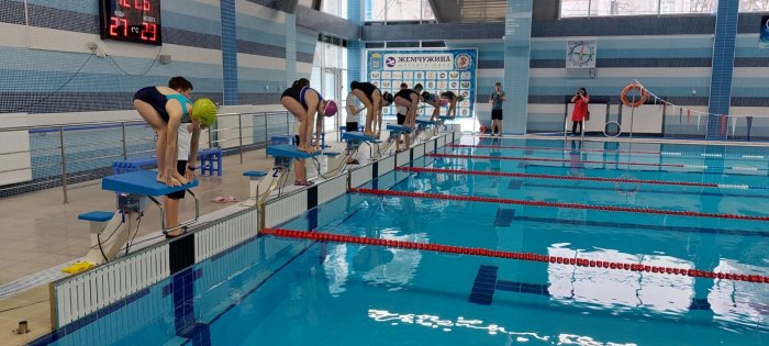 Соревнования по плаванию, посвященные Дню защитника Отечества.