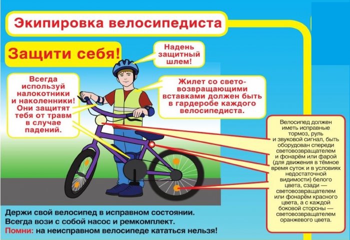 Памятка для велосипедиста