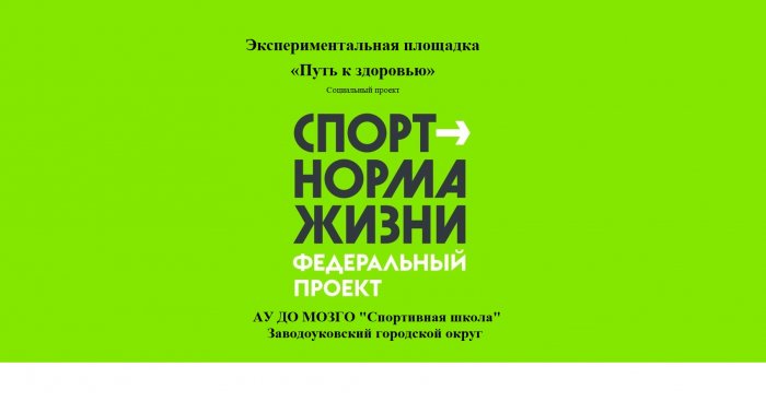 В Заводоуковске стартовала экспериментальная площадка «Путь к здоровью»