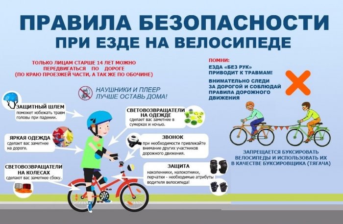 Правила езды на велосипеде