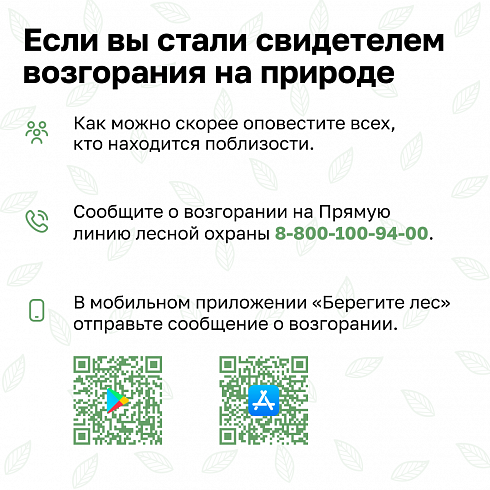 Берегите природу-соблюдайте правила пожарной безопасности