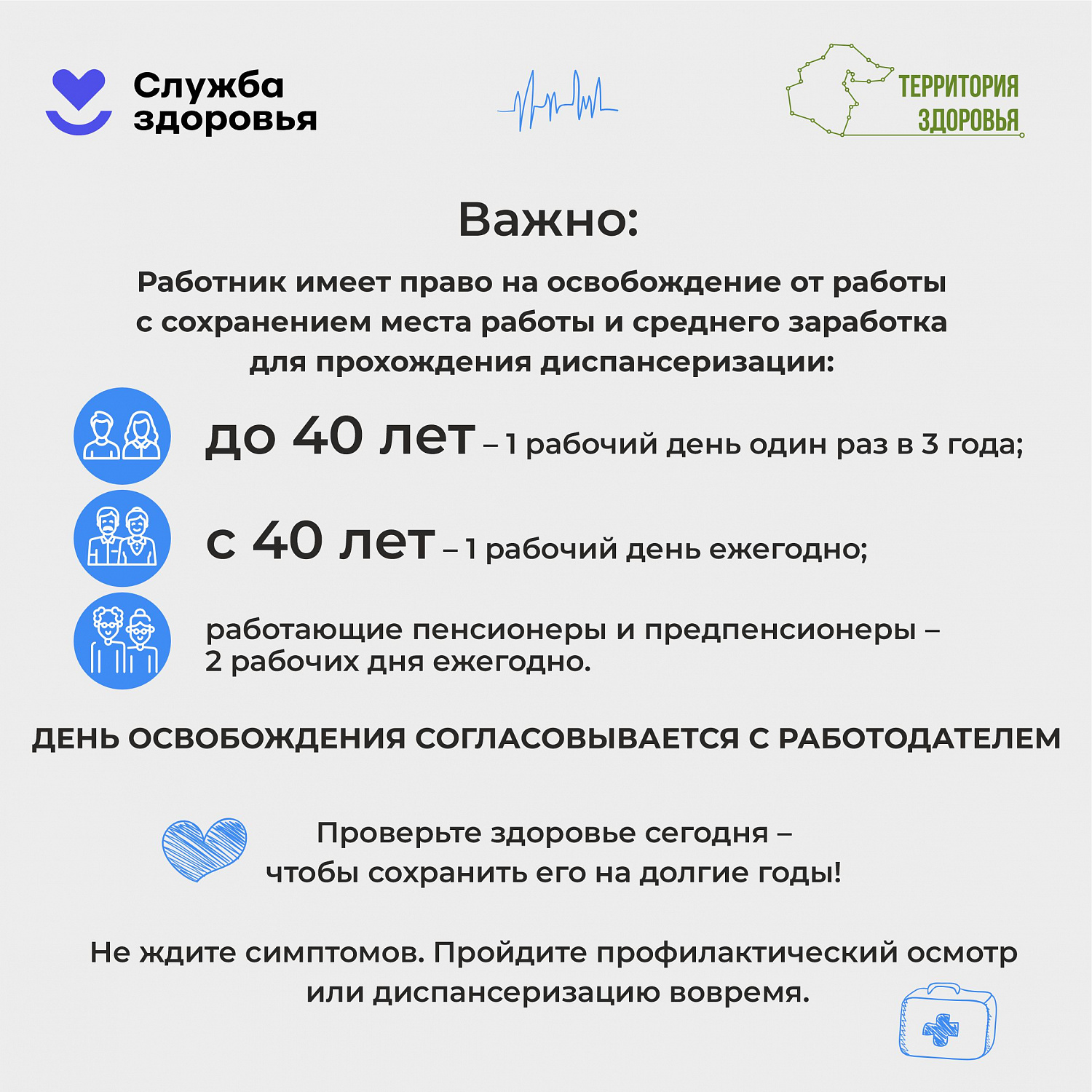 Неделя информации о важности диспансеризации и профосмотров с 19 по 25 октября